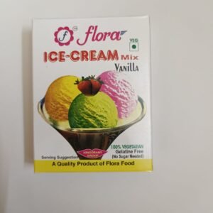 Flora Ice Cream Mix Vanilla Flavour 100g instant ice cream dessert mix