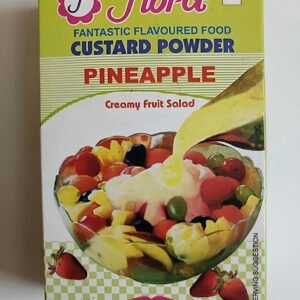 Flora Custard Powder Pineapple Flavour 100g pack for instant fruit custard