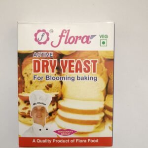 Premium Flora Dry Yeast for baking bread, buns and pizza.