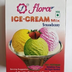 Flora Strawberry Ice Cream Mix 100g – Instant Strawberry Ice Cream Mix Powder