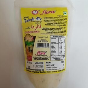 Flora Falooda Mix Vanilla Flavour – Instant Dessert Mix for Homemade Falooda